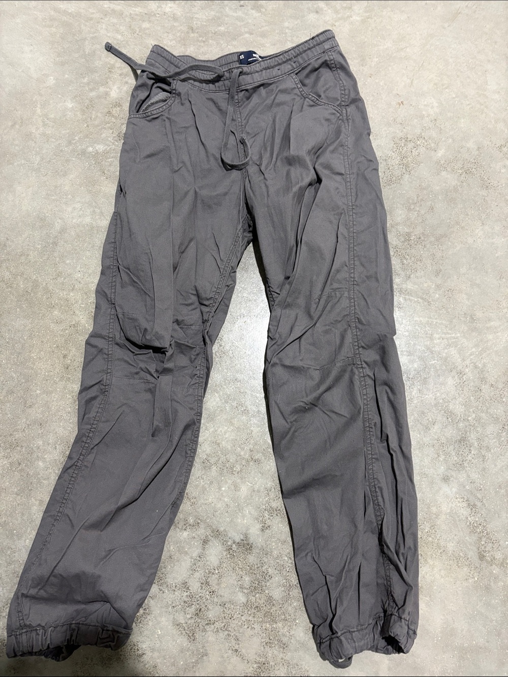Hollister Women's Gray Drawstring Jogger Trousers